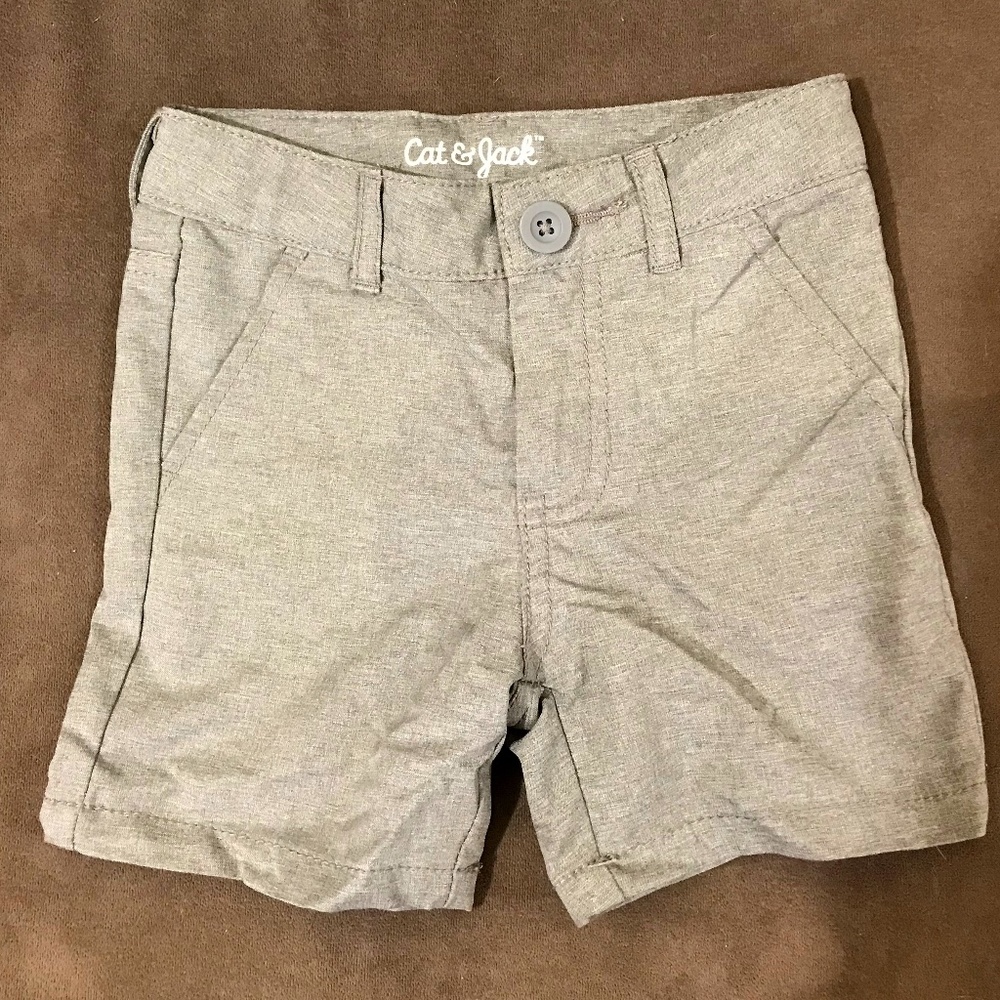 Cat and Jack quick dry gray shorts. Size 2T